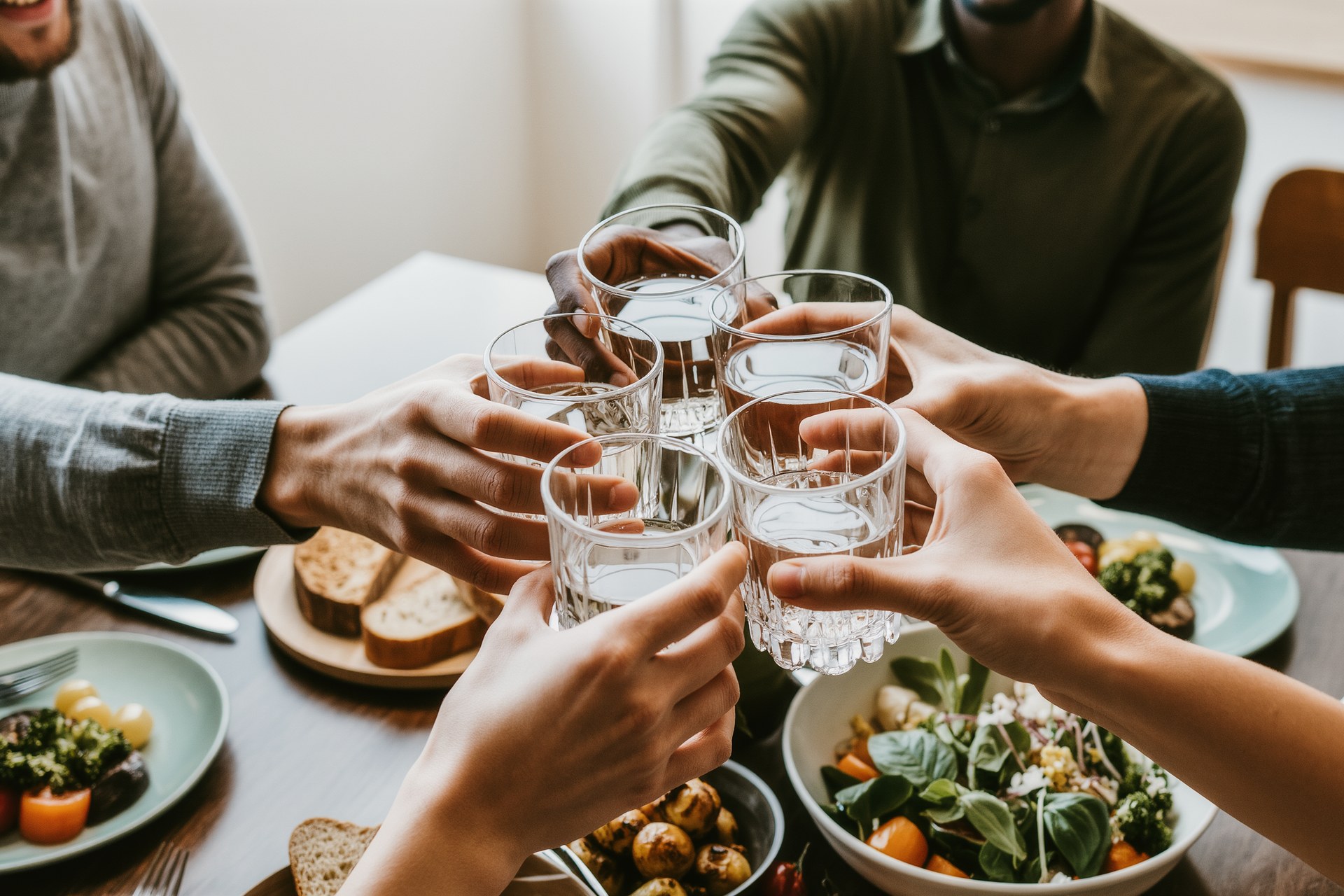 Die Bedeutung der Pflege von Freundschaften durch gemeinsames Essen