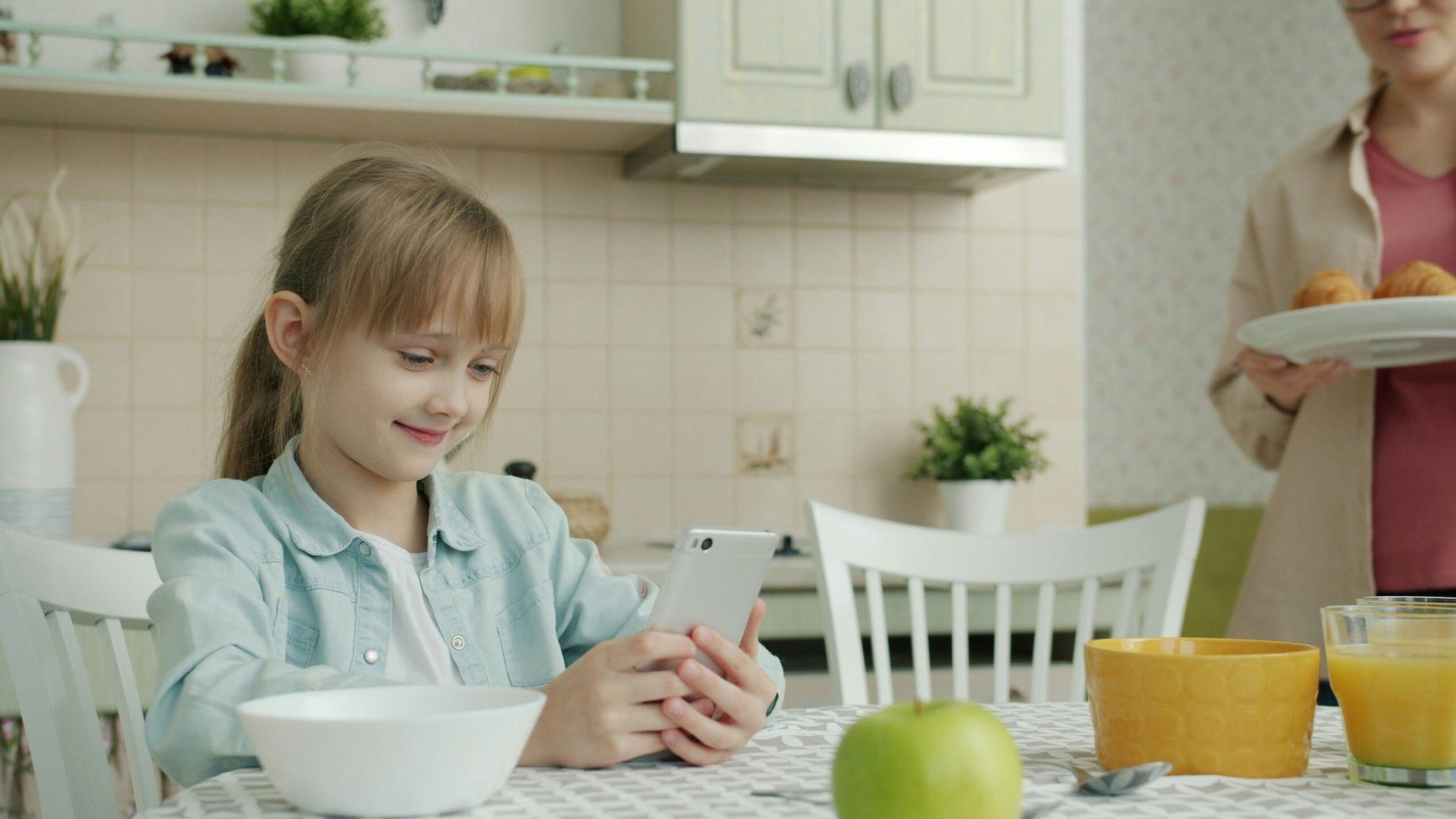 Kinder und Technologie: Gesunde Ernährung ist wichtig